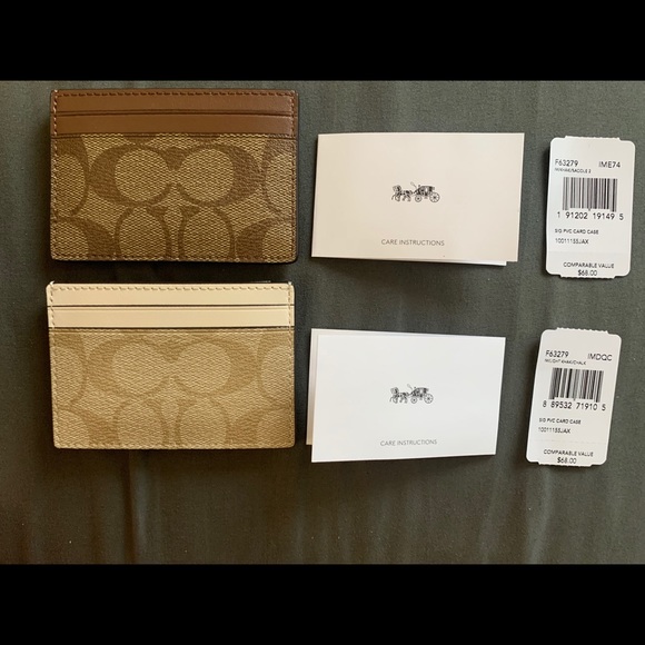 Coach Card Case Signature Collection - Picture 2 of 2